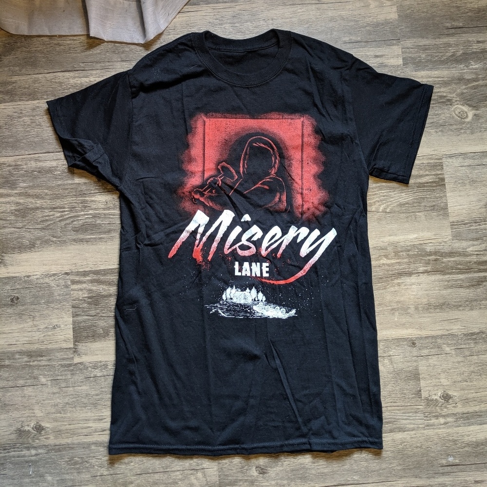 Misery Lane Movie Unisex Small Black/Red Tshirt
